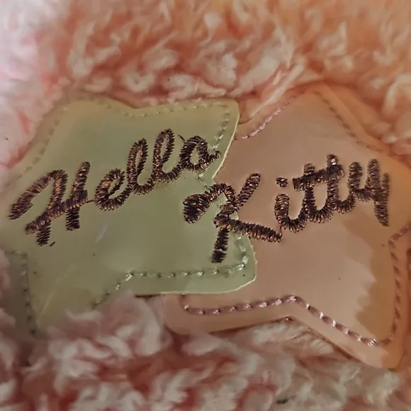 Hello Kitty Rare Pink Angel Stars & Moon Sanrio 2004 Plush Vintage Hand Bag - Picture 7 of 7